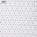 Woven Cotton White Thread Embroidery Fabric For Dresses